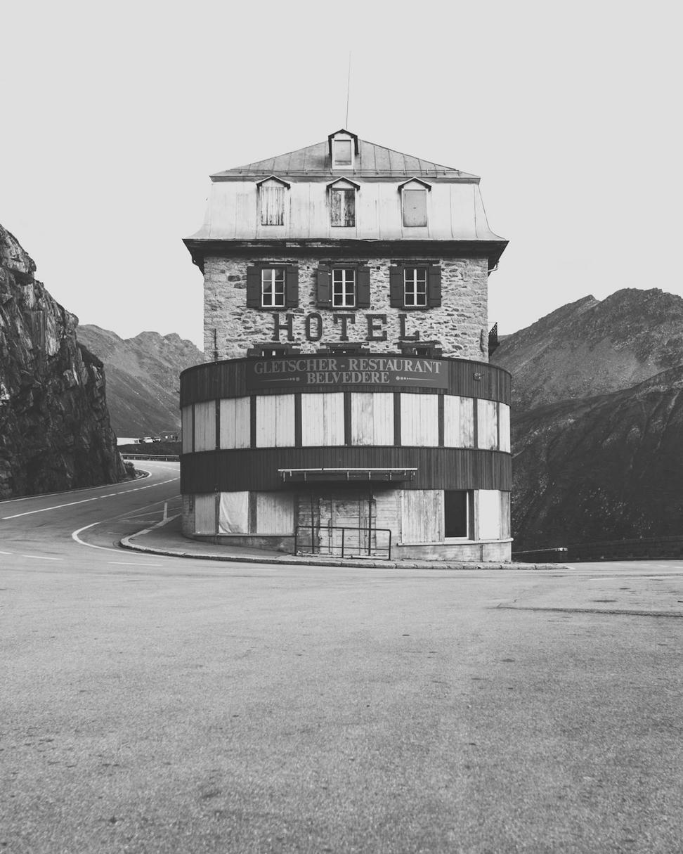 Historic hotel photograph